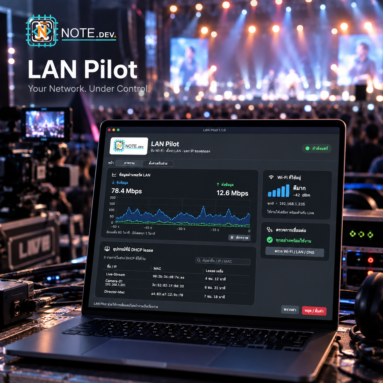 LAN Pilot ภาพที่ 2